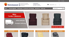 Desktop Screenshot of meinrelaxsessel.com